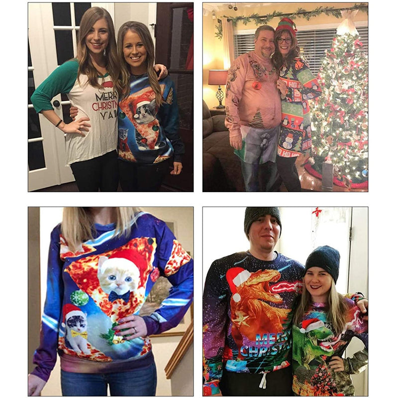 Christmas Shirt Cat Ugly Christmas Sweater