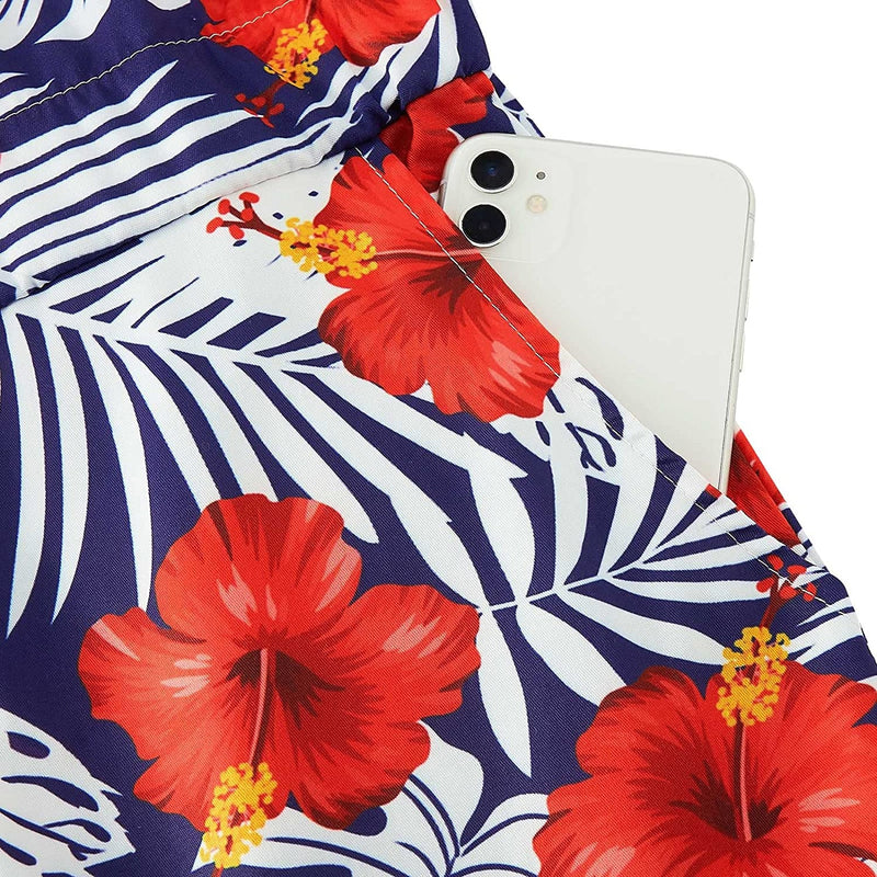 Tropical Flowers Men Romper