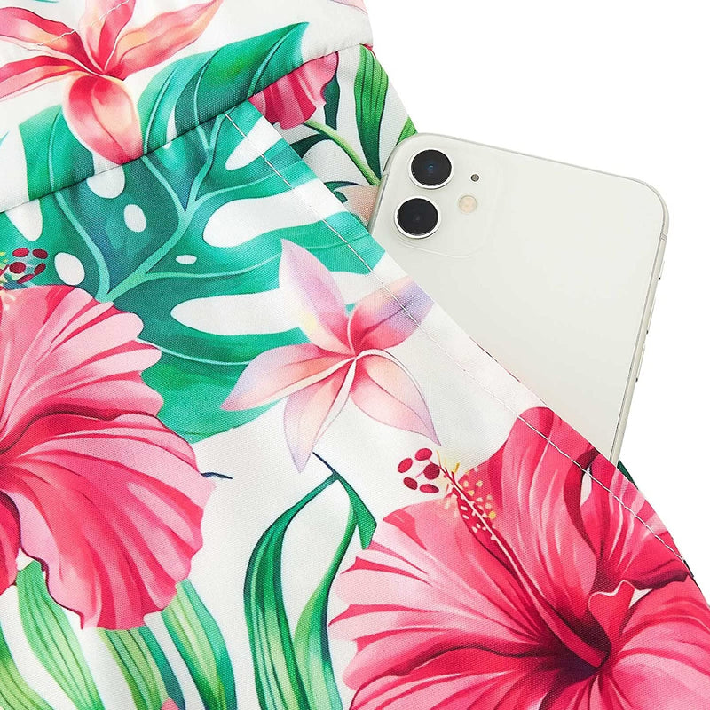 Hawaiian Flower Guy Romper