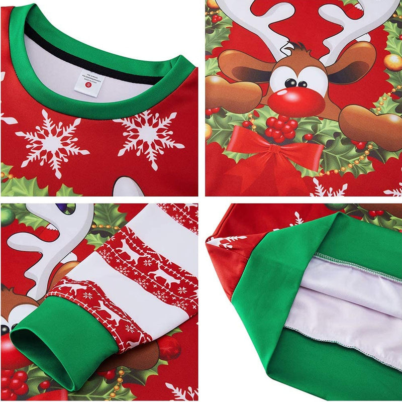 Snow Deer Ugly Christmas Sweater