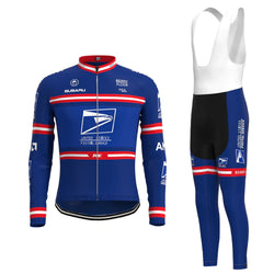 US Postal Service Vintage Long Sleeve Cycling Jersey Matching Kit
